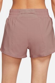 Nike Pink Dri-FIT One Swoosh Mid Rise Running Shorts - Image 2 of 4