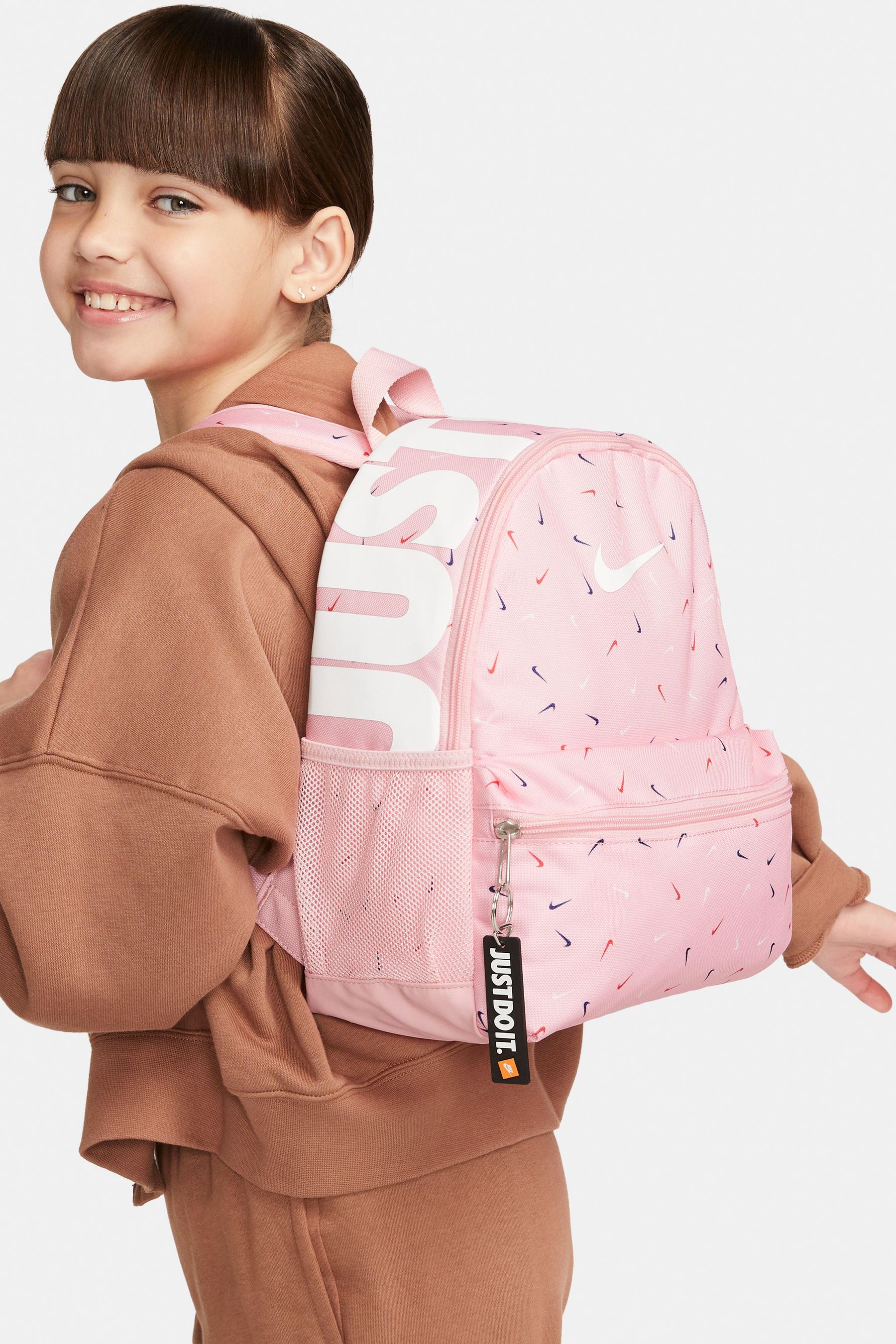 Nike pink mini backpack hot sale