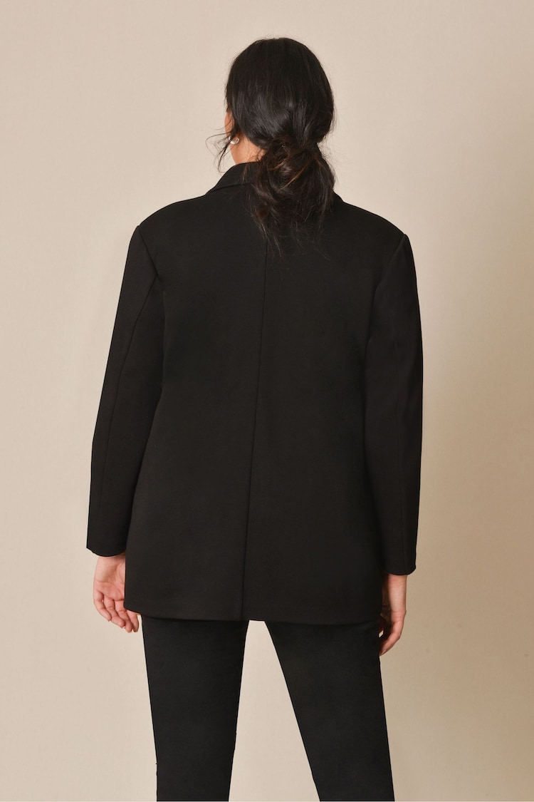 Live Unlimited Black Curve Jersey Blazer - Image 2 of 5