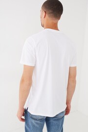 FatFace White Lulworth T-Shirt - Image 2 of 5