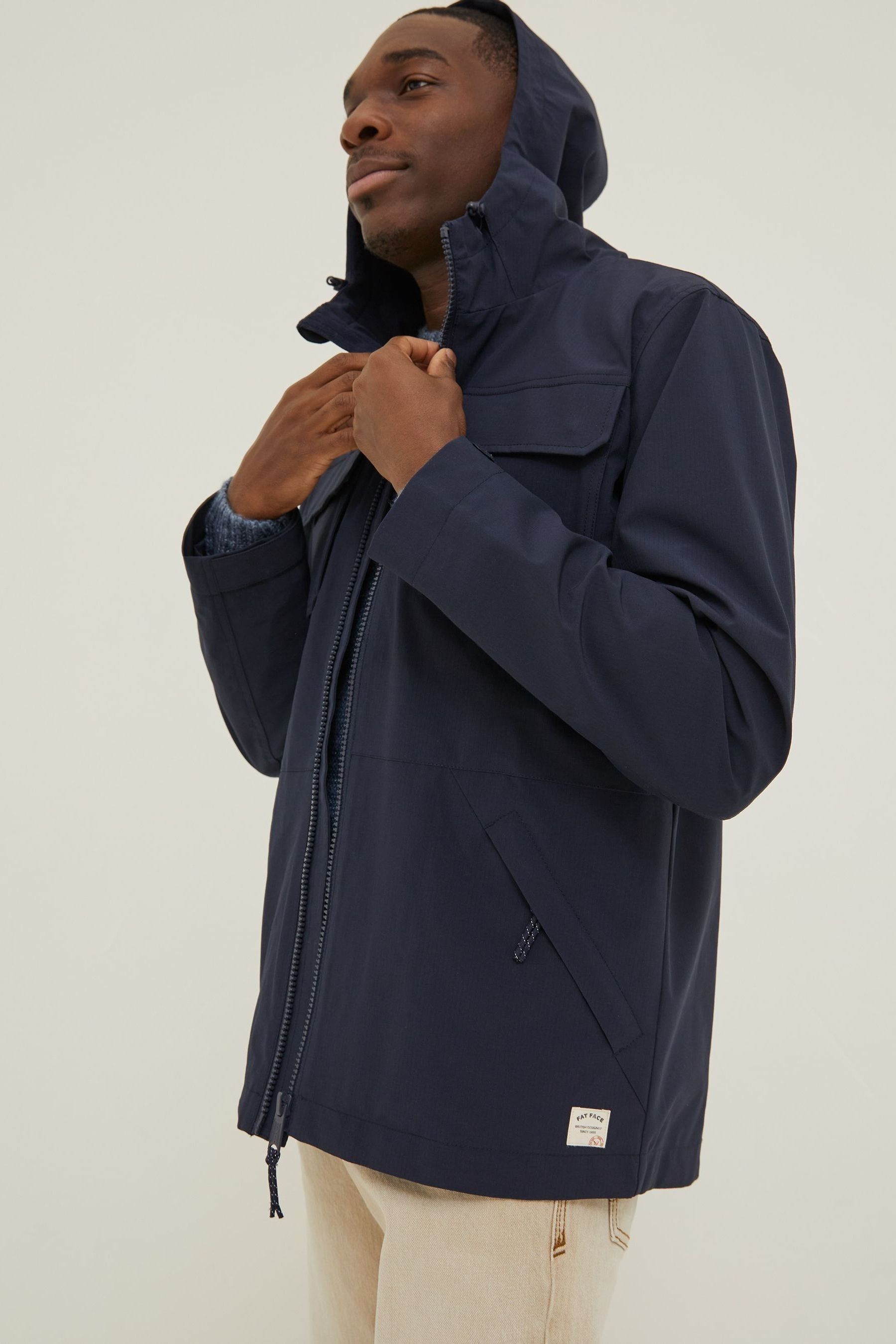 Blue lightweight jacket hotsell
