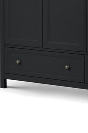 Julian Bowen Anthracite Maine Triple, 2 Drawers Wardrobe - Image 4 of 5