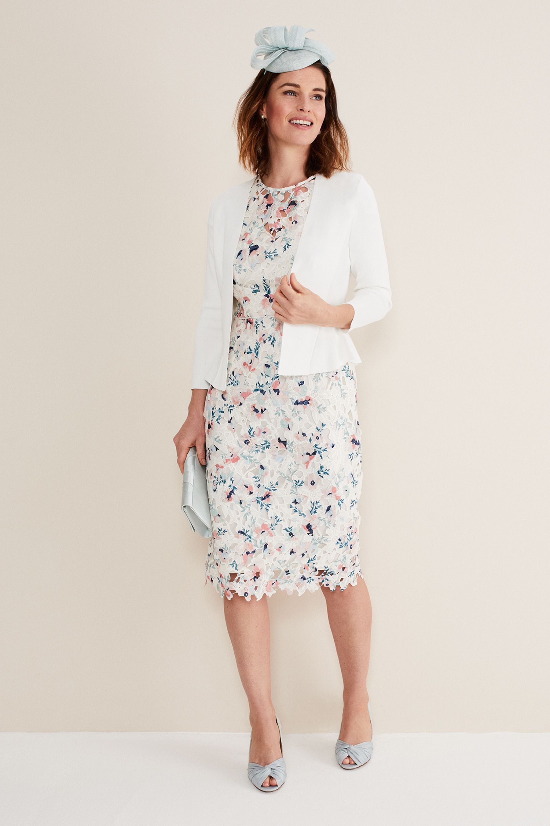Phase eight salma knit jacket ivory online