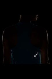 Nike Bright Blue DriFIT Race Running Vest - Image 4 of 4