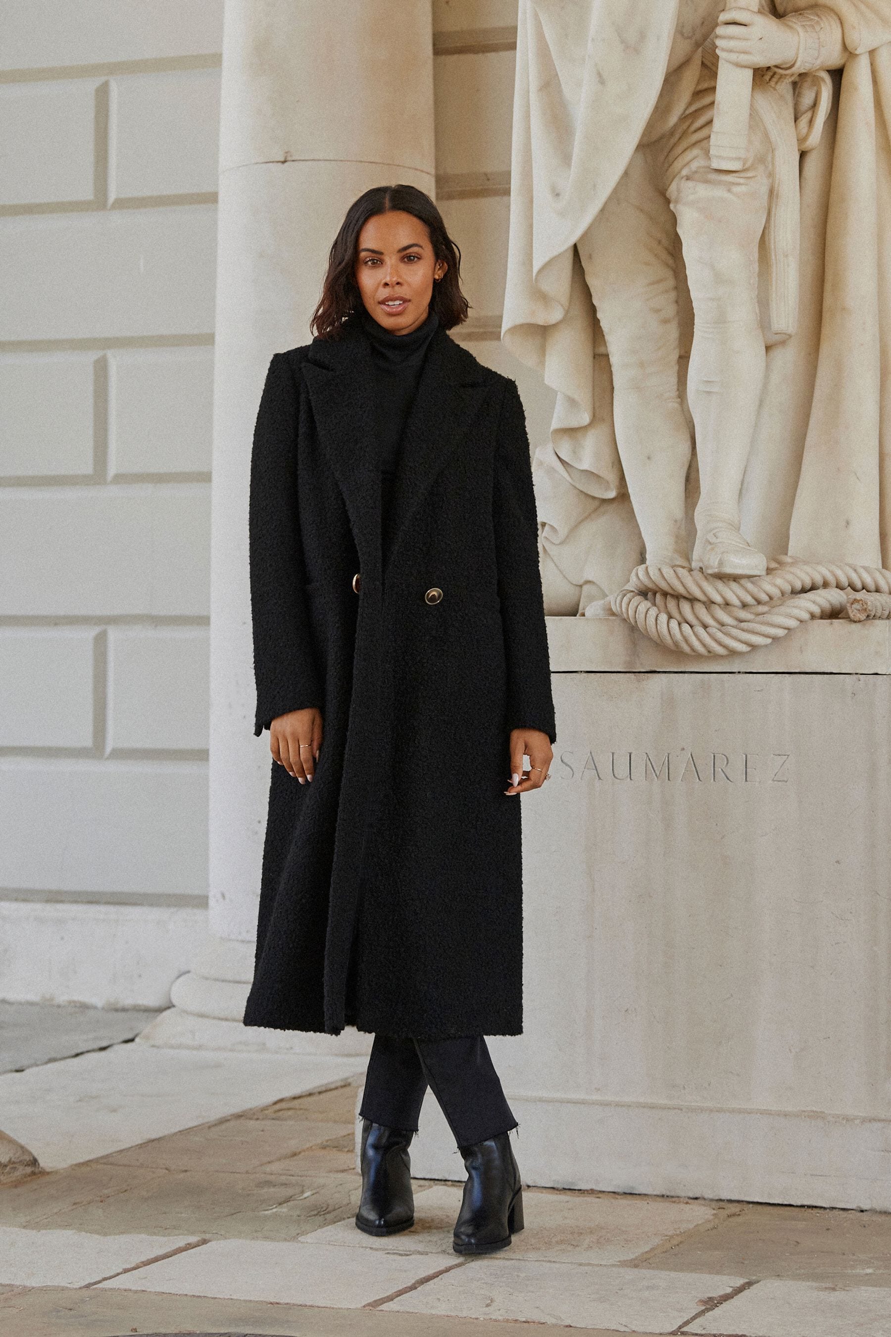 Next black coat sale
