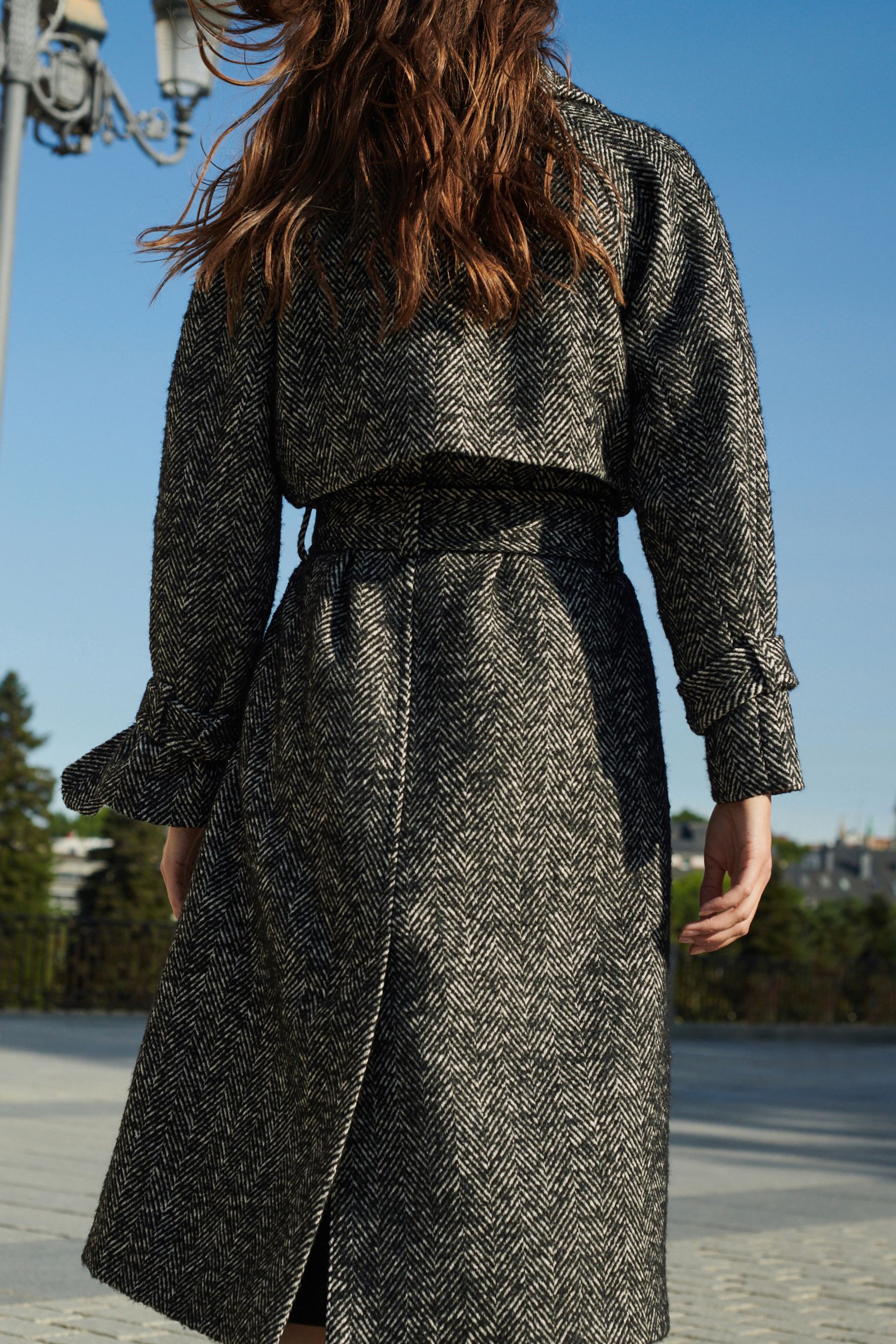 Next herringbone coat cheap