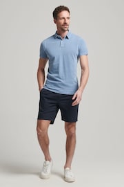 Superdry Blue Studios Jersey Polo Shirt - Image 2 of 6