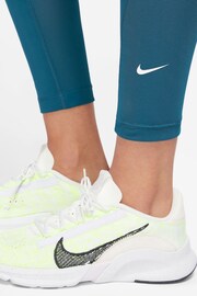 Nike Blue One High Waisted 7/8 Leggings - Image 3 of 3