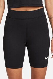 Nike Black Classic High Waisted 8" Cycling Shorts - Image 3 of 5