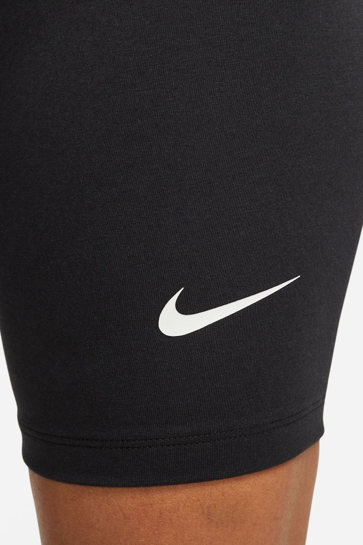 Nike Black Classic High Waisted 8" Cycling Shorts - Image 5 of 5