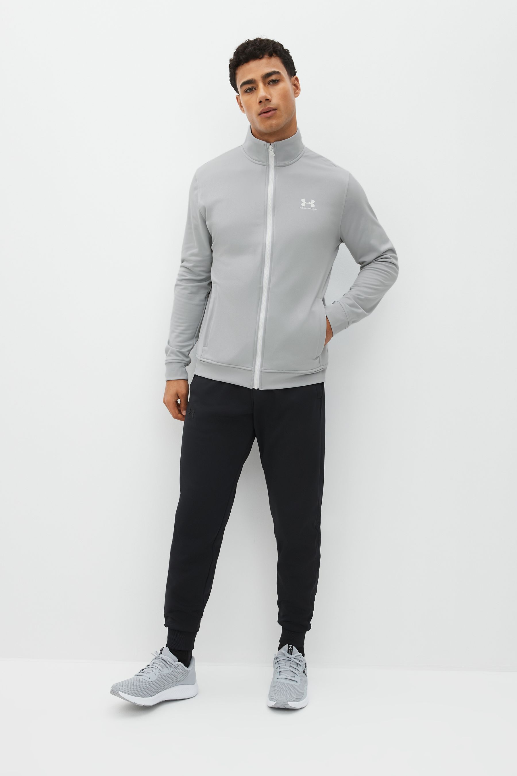 Buy Under Armour Sportstyle Tricot Grey Jacket from Next Ireland