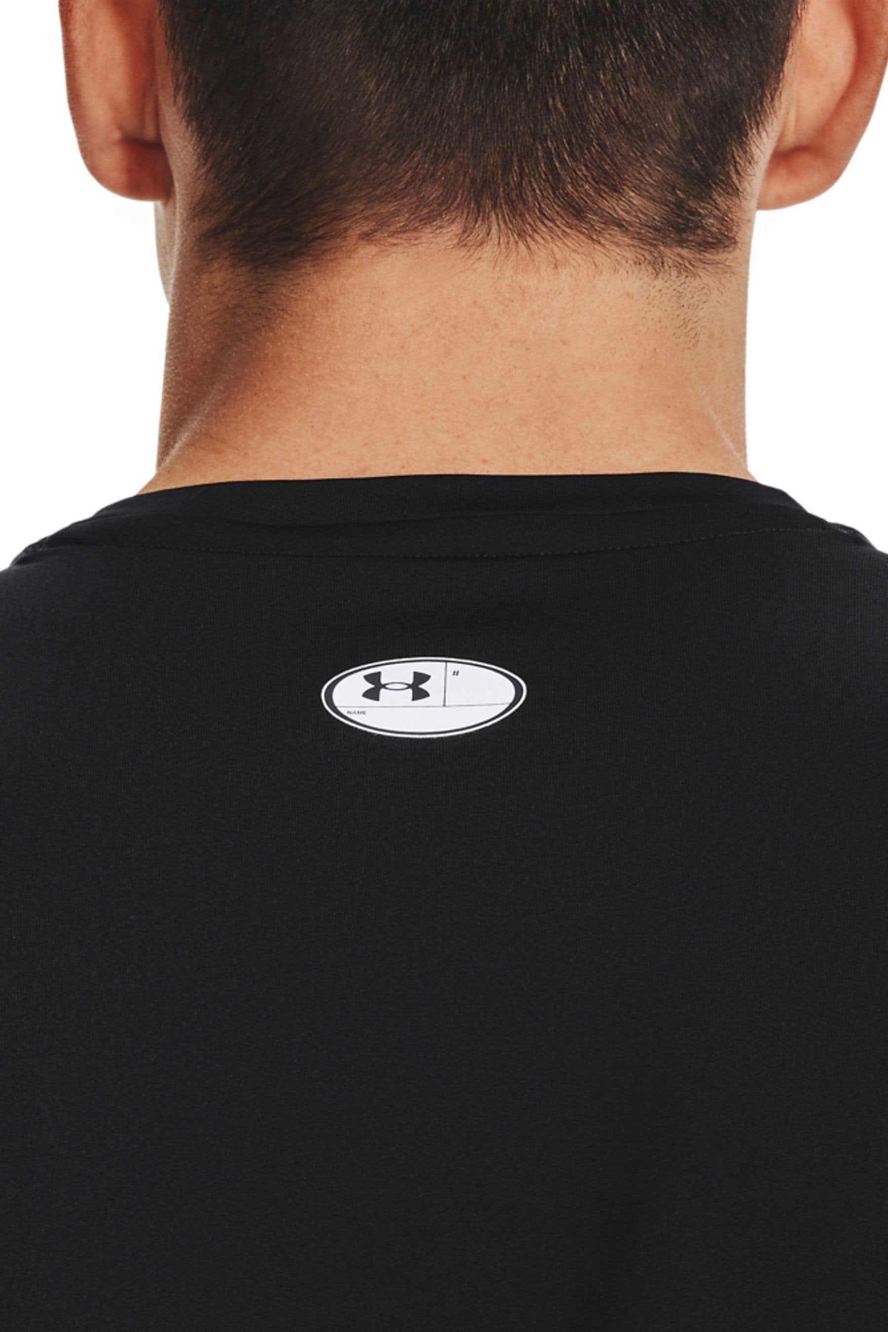Buy Under Armour Black Heat Gear Fitted T Shirt from Next Luxembourg