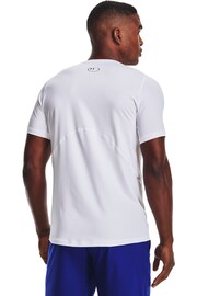 Under Armour White Heat Gear Fitted T-Shirt - Image 2 of 6