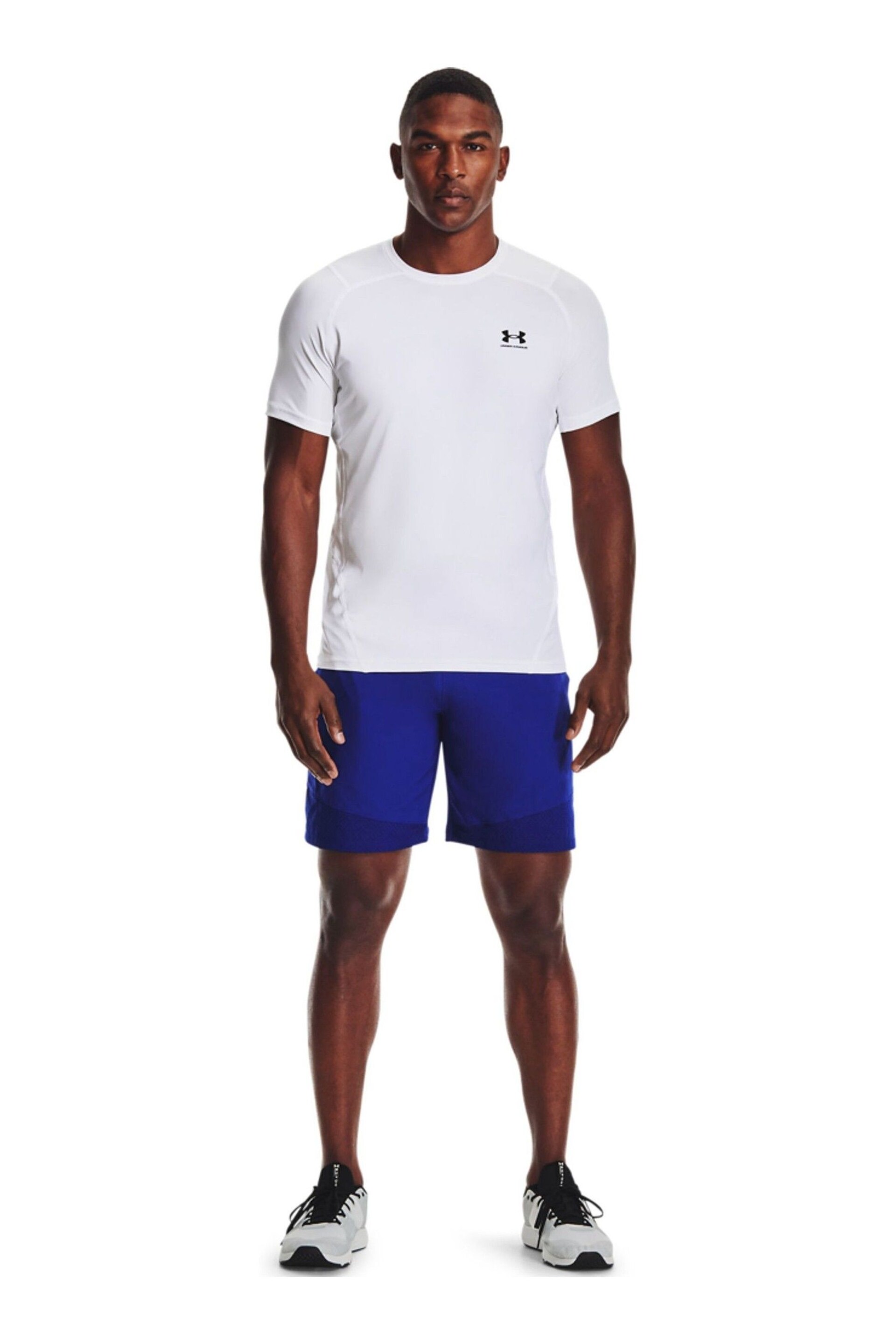 Under Armour White Heat Gear Fitted T-Shirt - Image 3 of 6