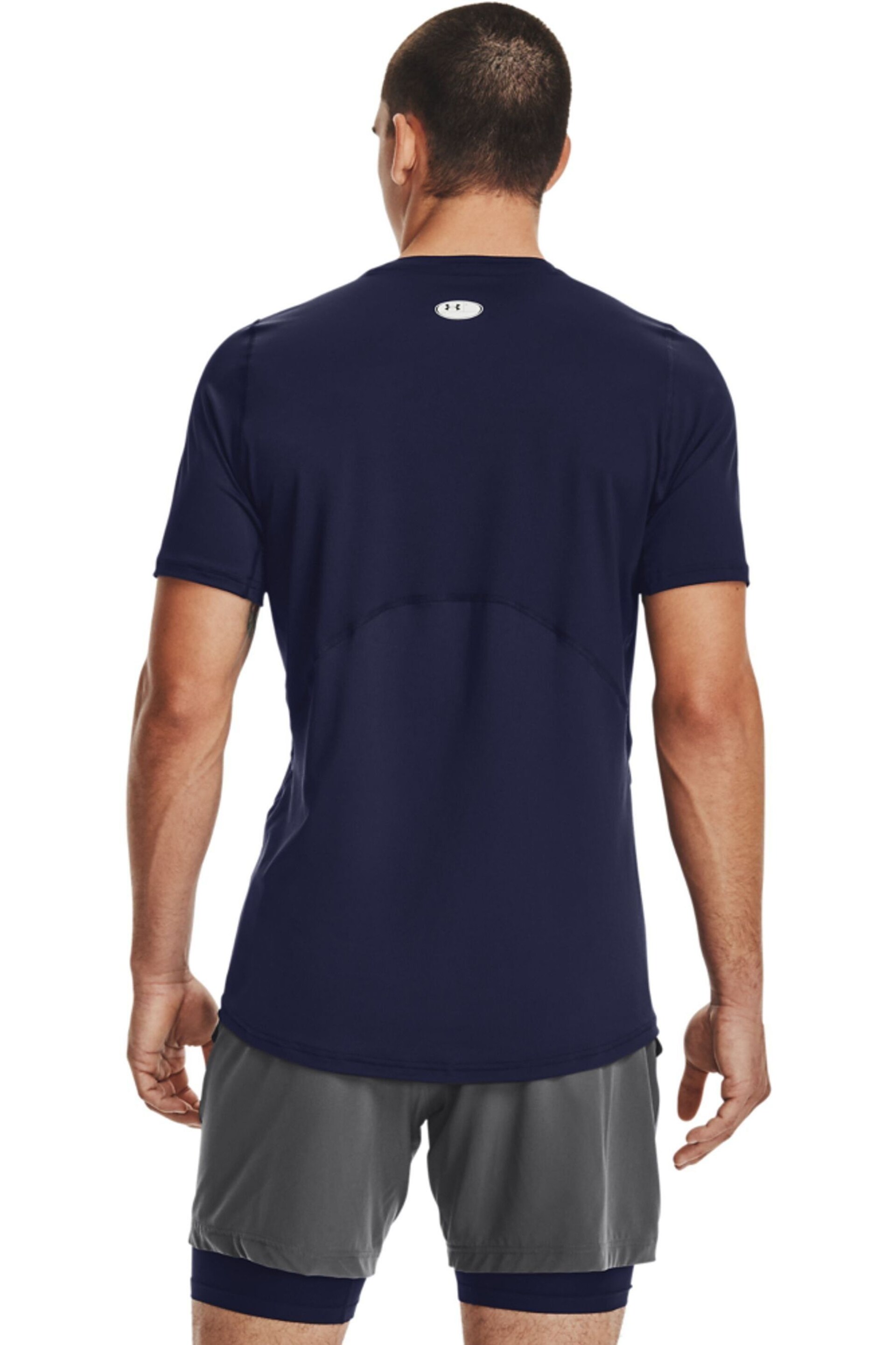 Under Armour Blue Heat Gear Fitted T-Shirt - Image 2 of 7