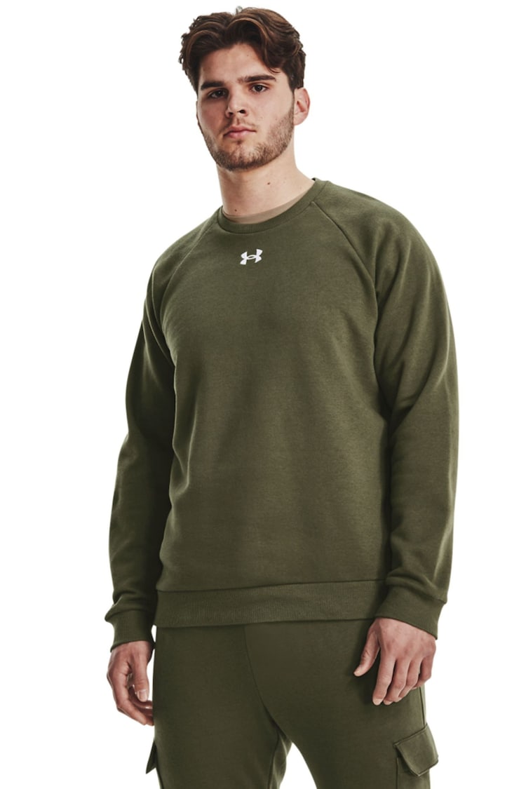 Under Armour Green Rival Sweatshirt - Image 1 of 6