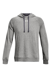 Under Armour Grey Rival Fleece Hoodie - Image 6 of 7