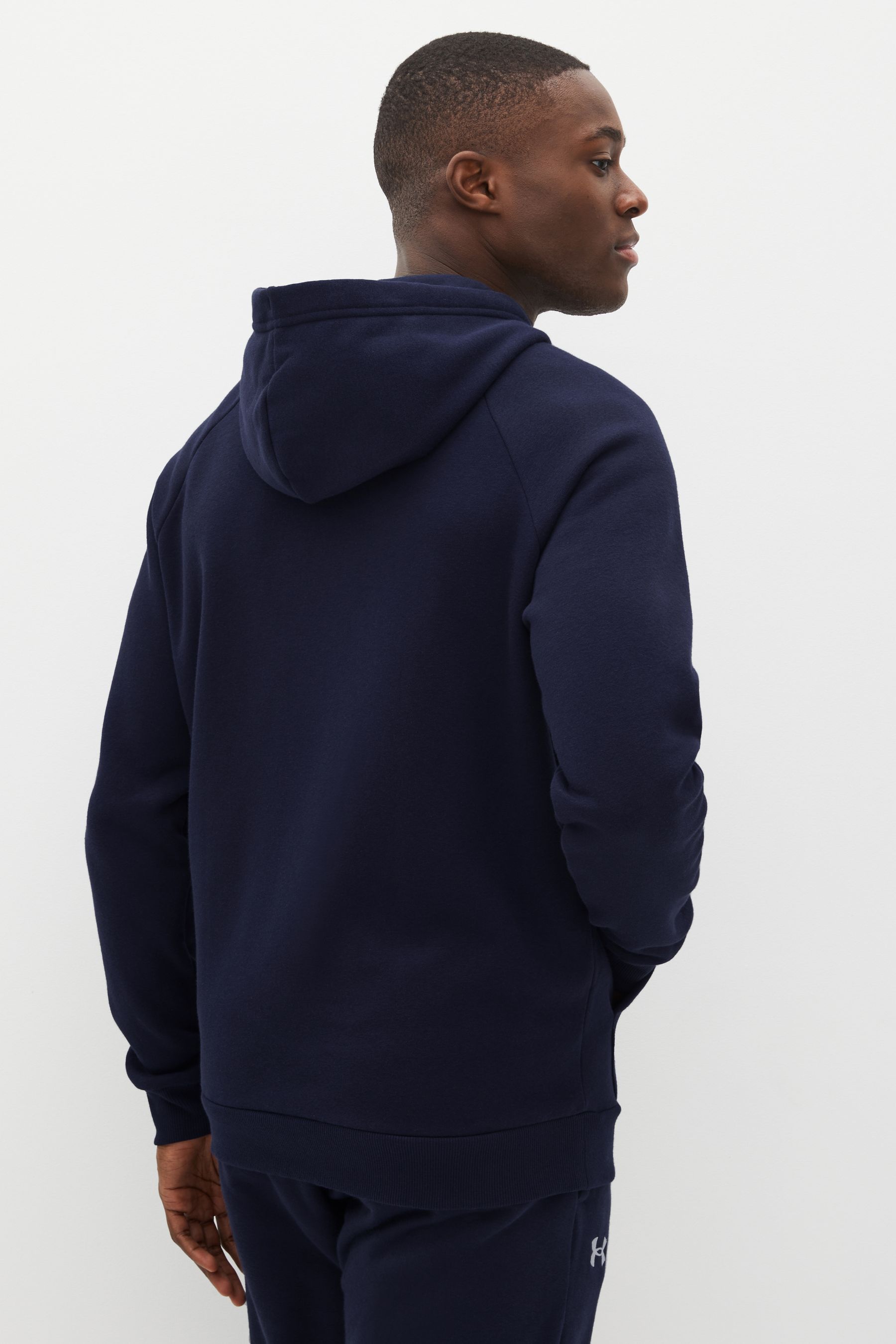 Under armour blue zip up hoodie discount