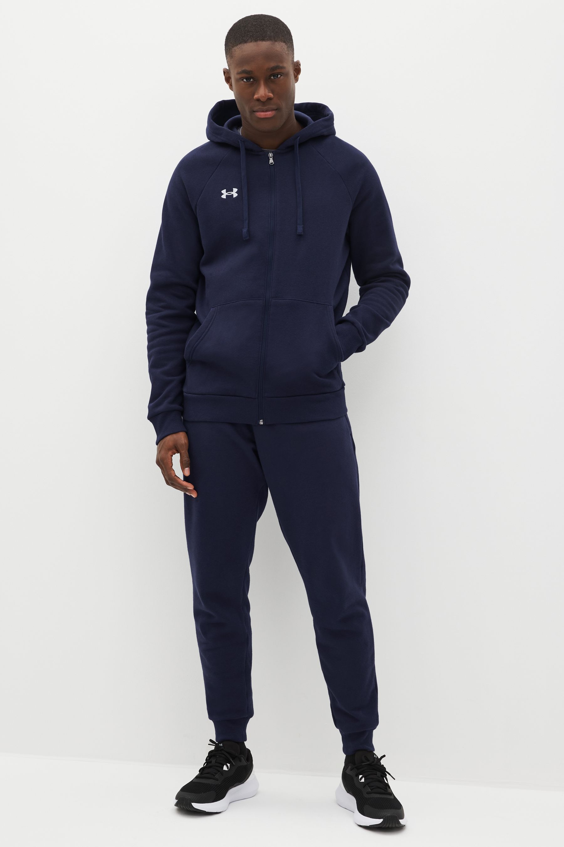 Buy Under Armour Blue Rival Fleece Zip Up Hoodie from Next Estonia