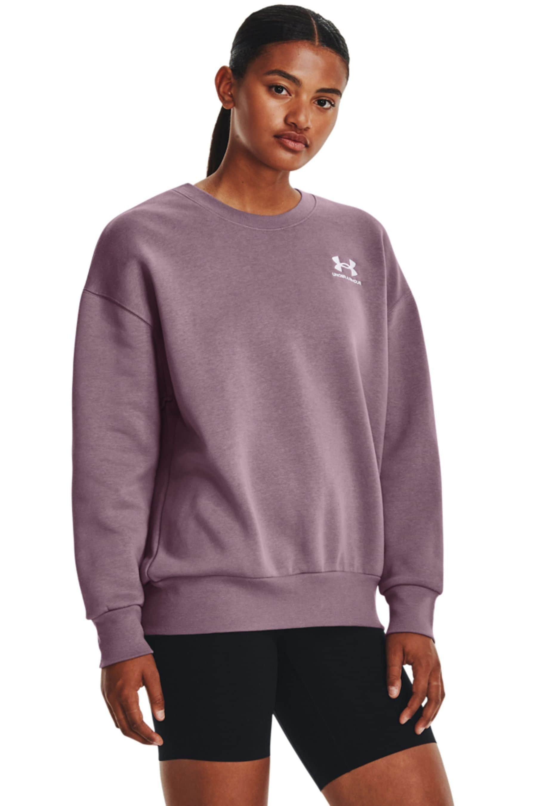 Women's under armour crew neck sweatshirt sale