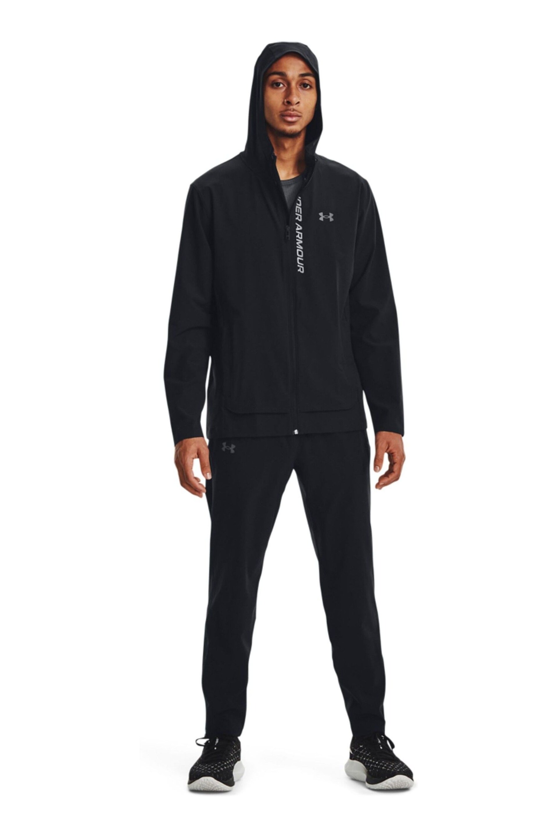 Under Armour Outrun The Storm Black Jacket - Image 5 of 19