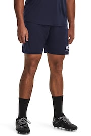 Under Armour Blue Challenger Knit Shorts - Image 1 of 6