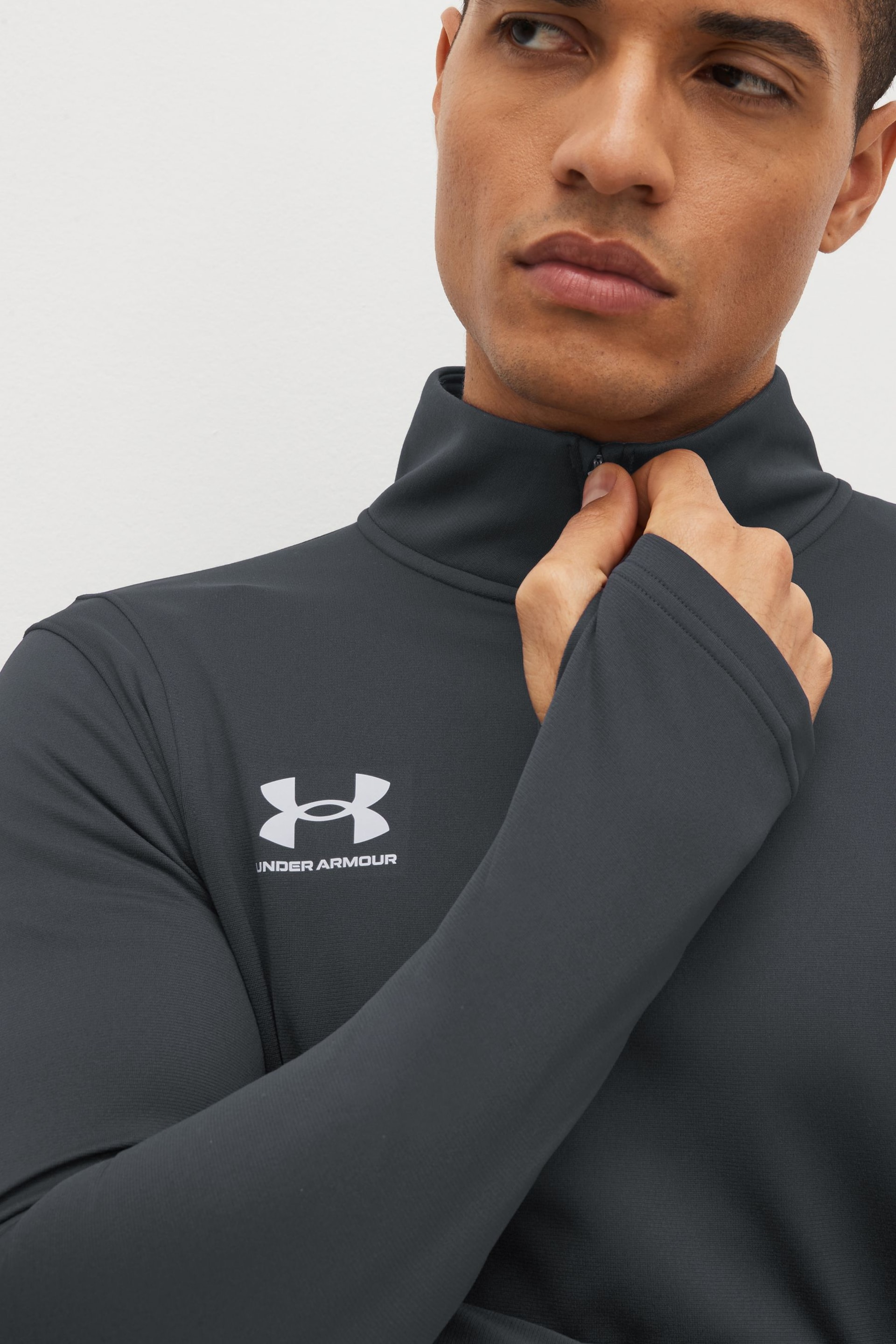 Under Armour Grey Challenger Midlayer Fleece - Image 5 of 7