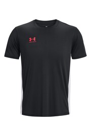 Under Armour Black/Red Challenger Train Short Sleeve T-Shirt - Image 5 of 6
