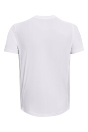 Under Armour White Challenger Train Short Sleeve T-Shirt - Image 6 of 6