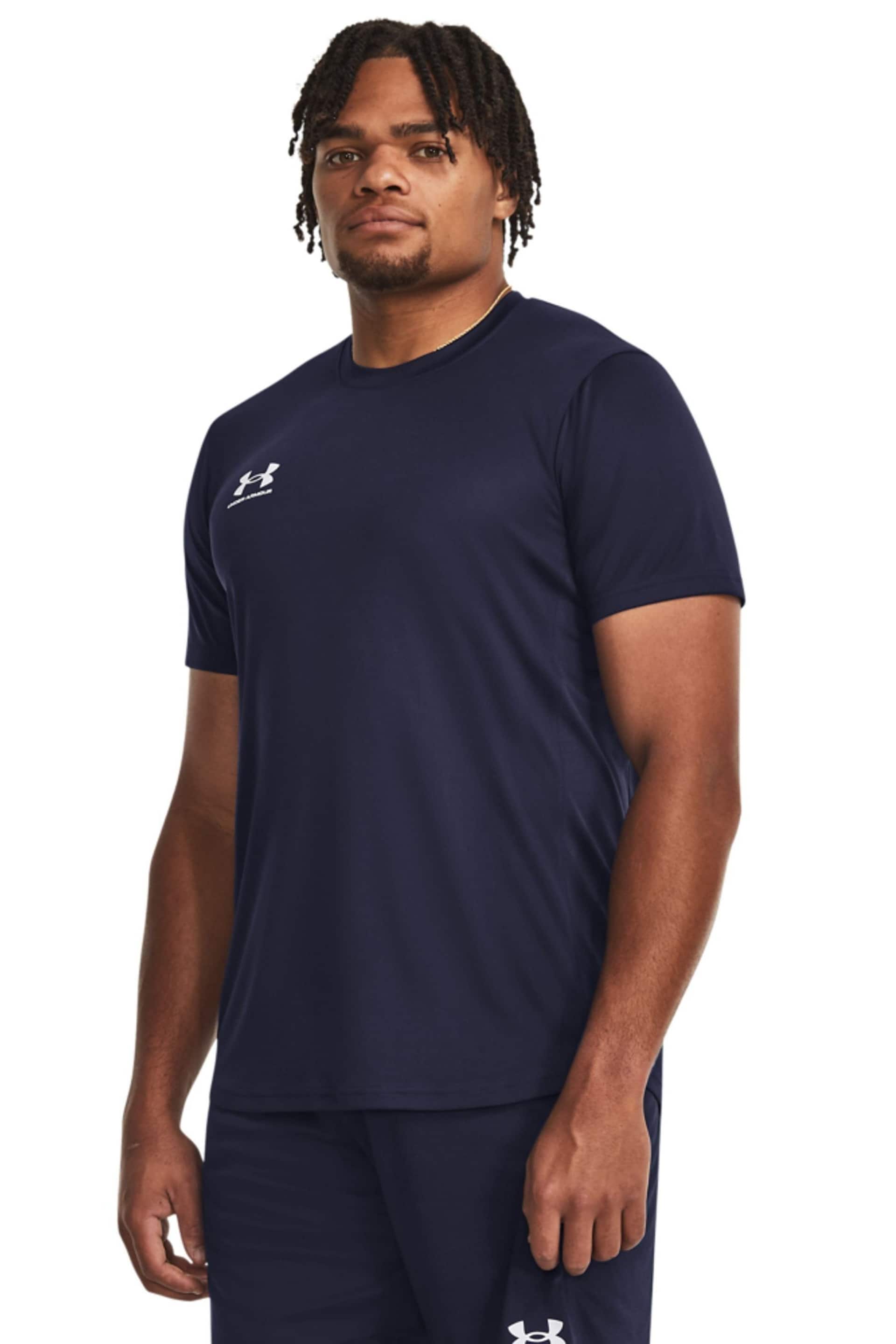 Under Armour Blue Challenger Train Short Sleeve T-Shirt - Image 1 of 4