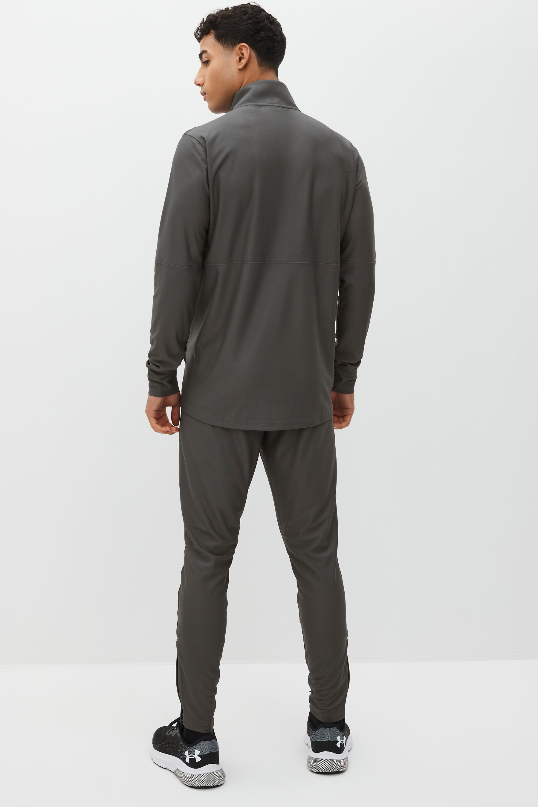 Under armour challenger tracksuit grey discount