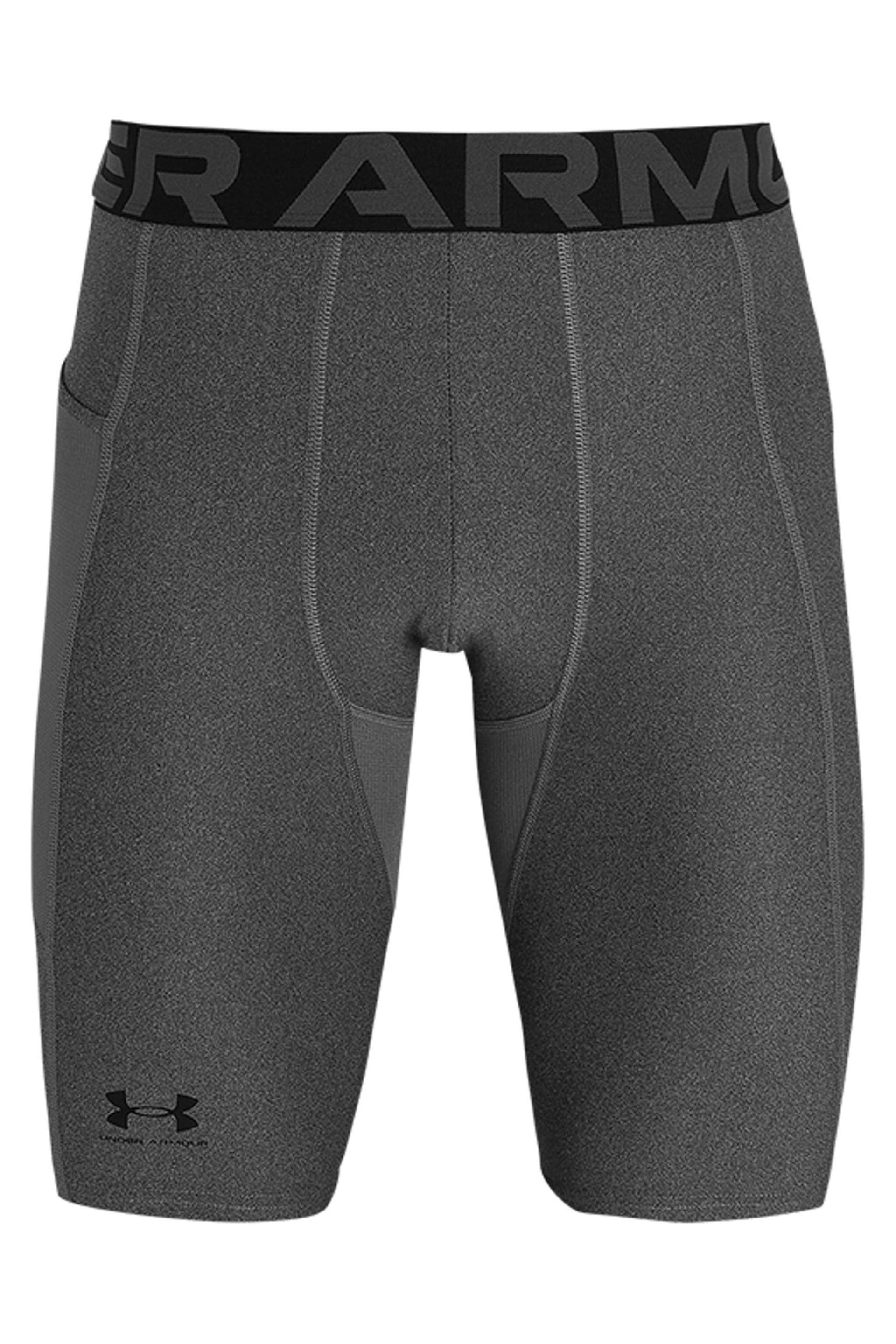 Under Armour Grey Heat Gear Armour Long Shorts - Image 5 of 8