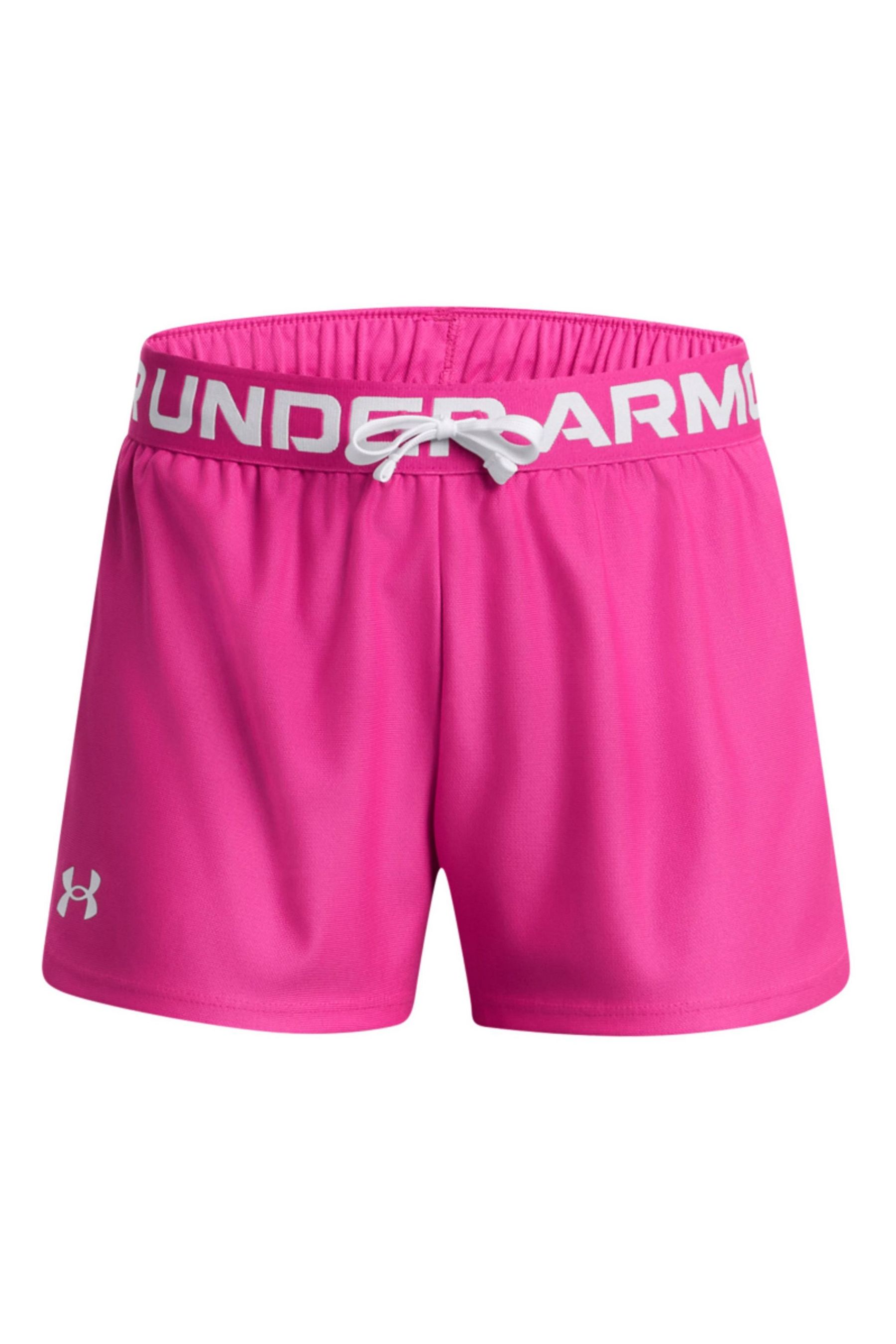 Buy Under Armour Pink Girls Youth Play Up Shorts from Next Singapore