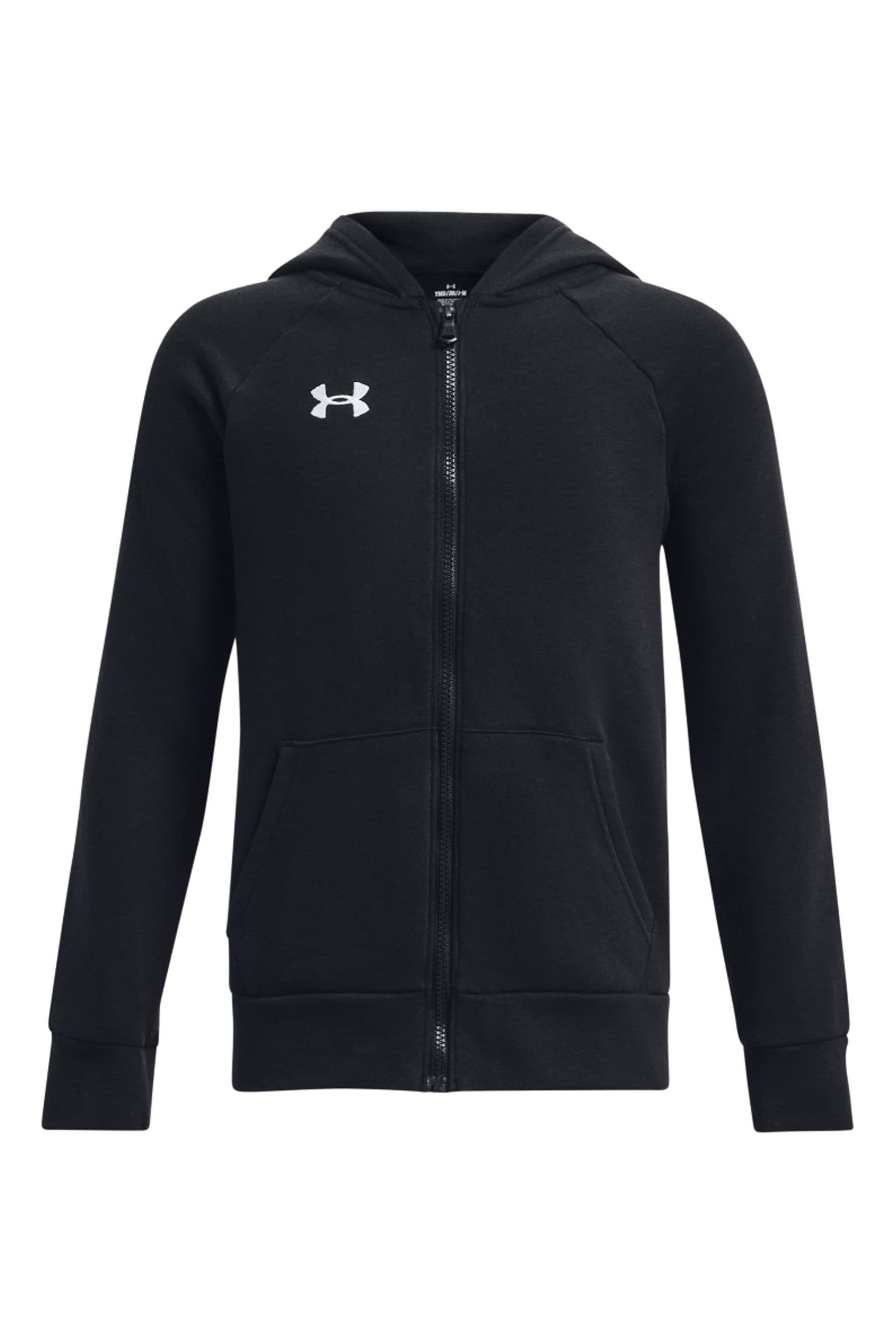 Buy Under Armour Black Rival Fleece Full Zip Hoodie from the Next UK online shop