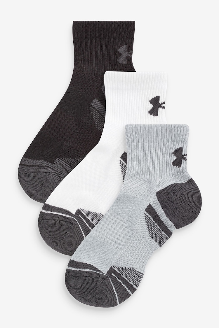 Under Armour Grey Performance Tech Socks 3 Pack - Image 1 of 7