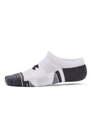 Under Armour White Junior Performance Tech Socks 3 Pack - Image 3 of 4