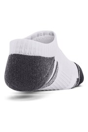 Under Armour White Junior Performance Tech Socks 3 Pack - Image 4 of 4