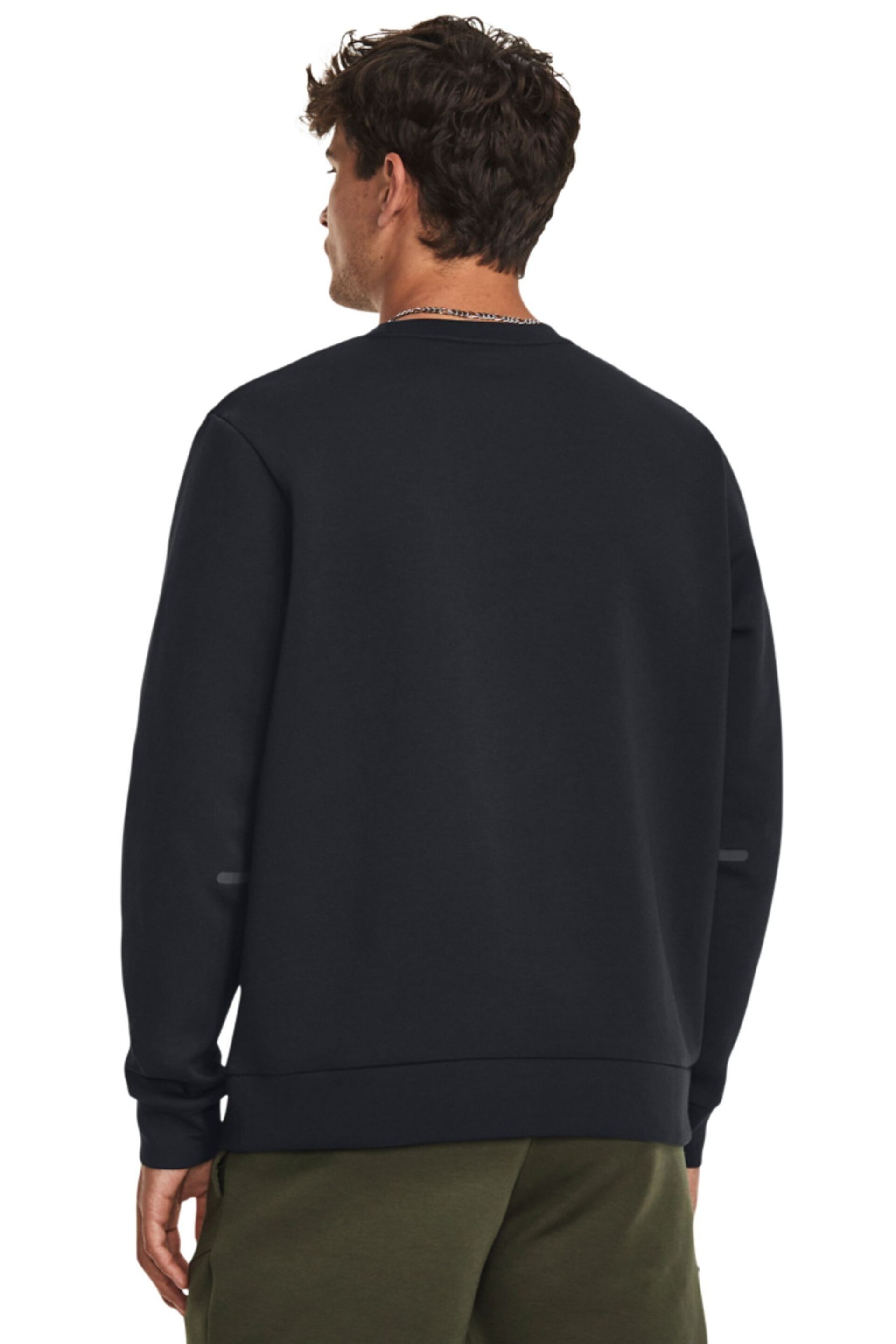 Under Armour Black Unstoppable Crew Neck Fleece - Image 2 of 6