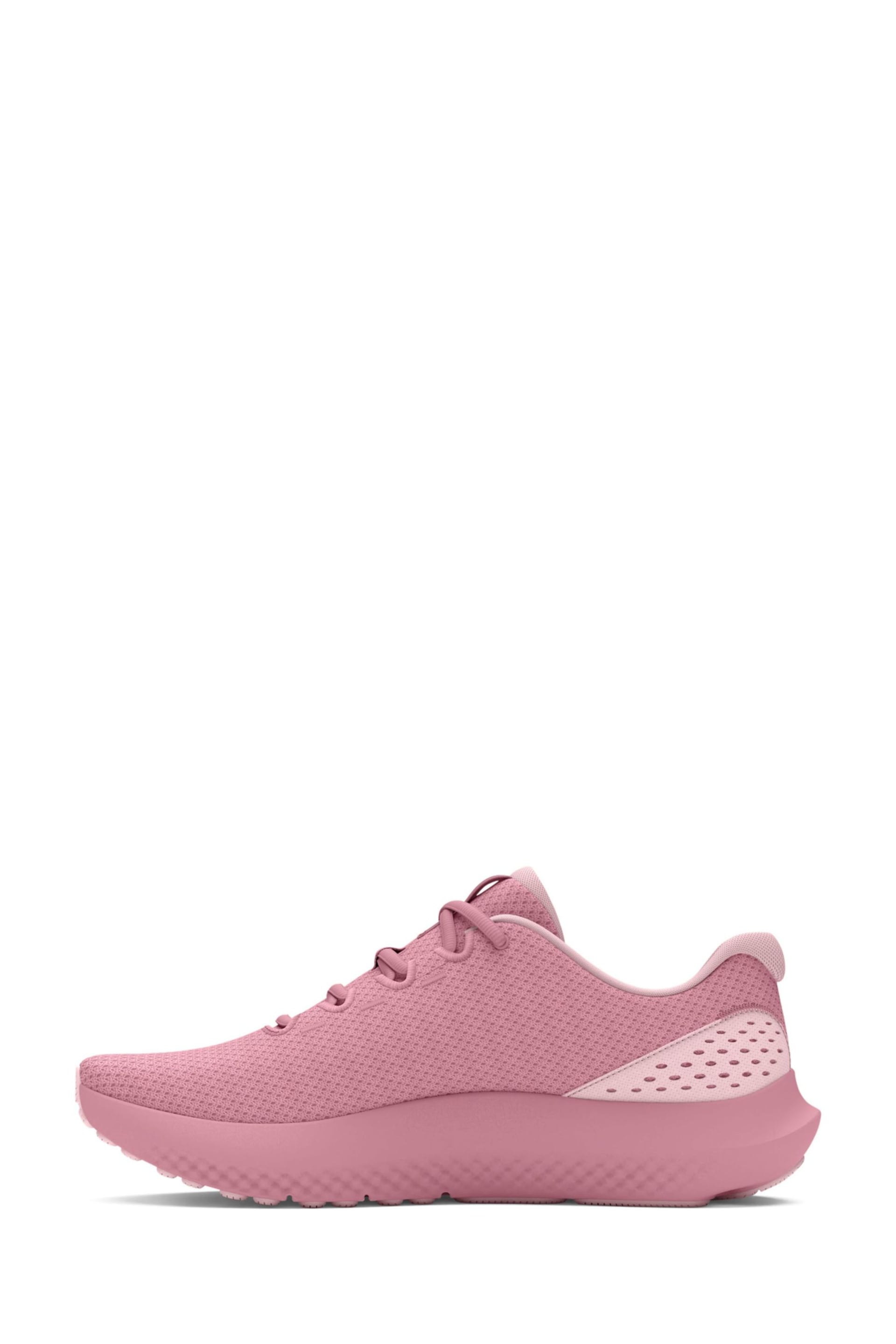 Under Armour Pink Charged Surge Trainers - Image 3 of 6