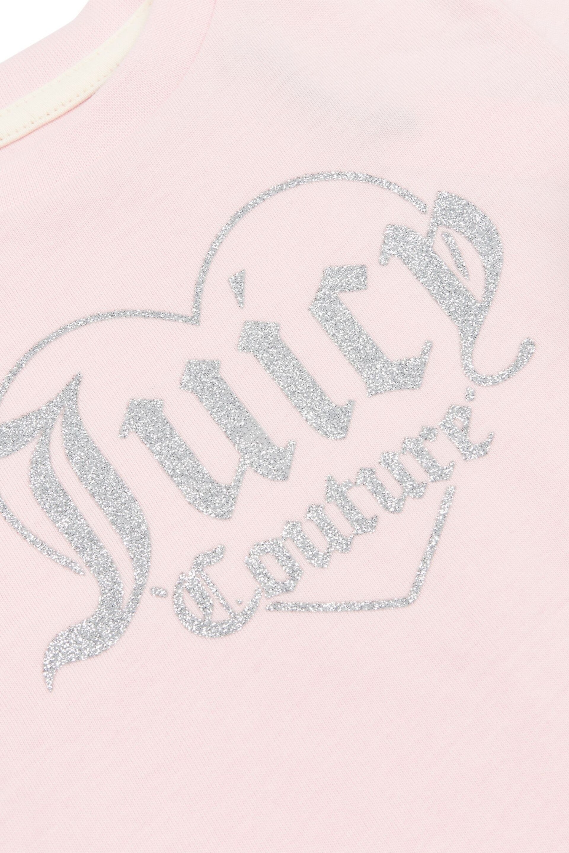 Juicy Couture Girls Pink Print T-Shirt - Image 3 of 3