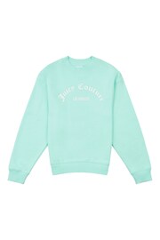 Juicy Couture Girls Blue Crew Neck Sweatshirt - Image 1 of 3