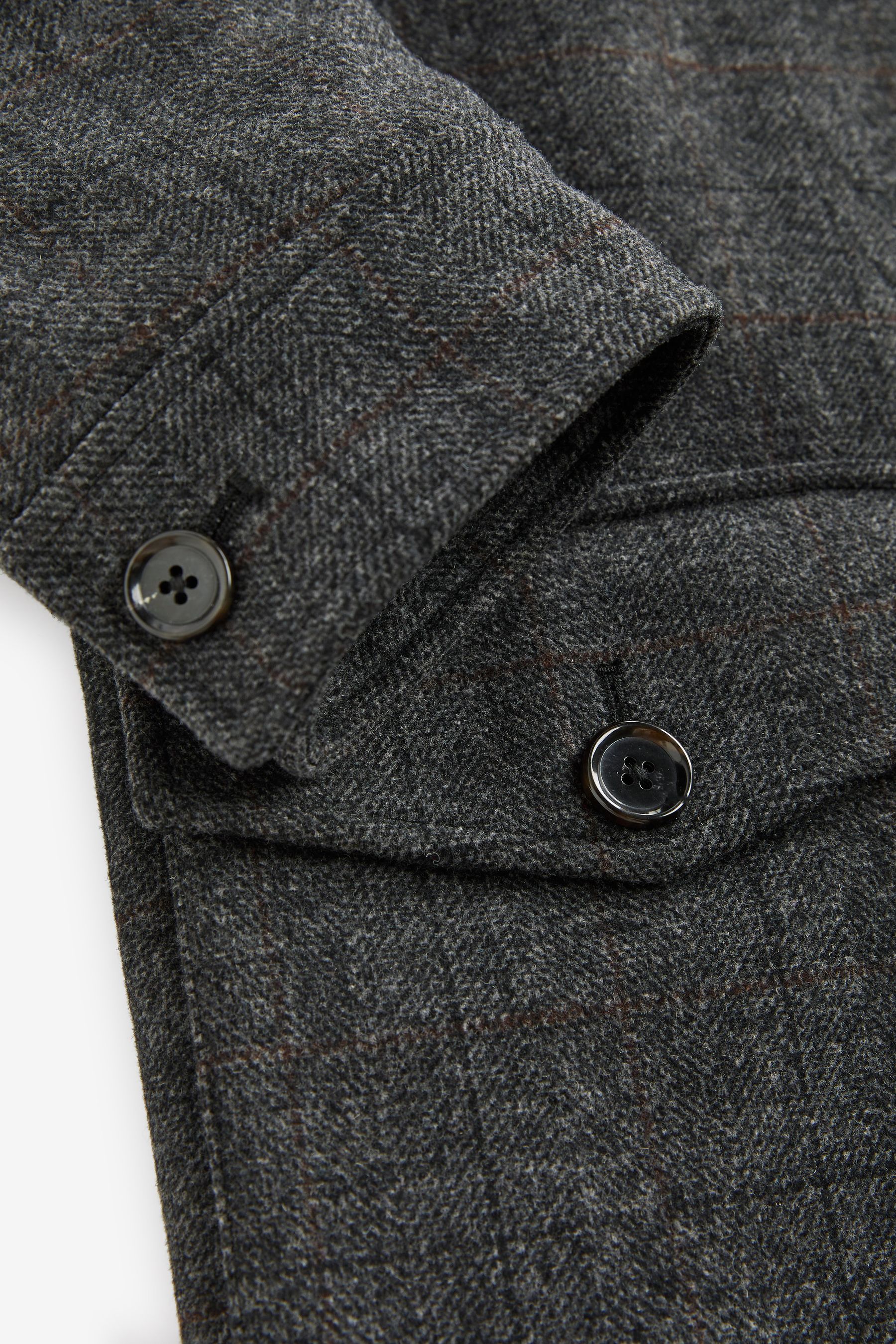 Buy Grey Check Three Pocket Coat from Next Luxembourg