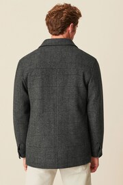 Grey Check Three Pocket Coat - Image 2 of 10