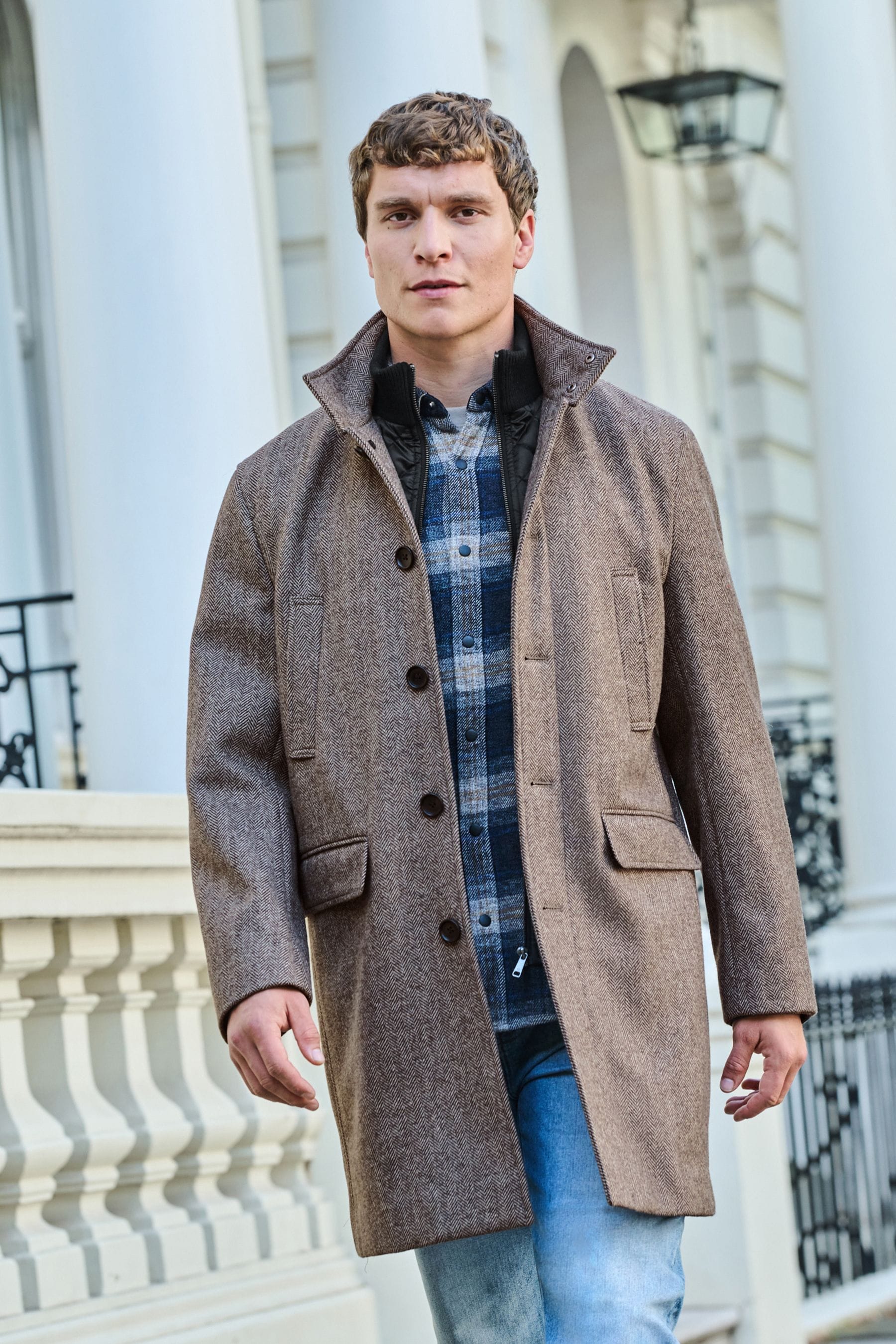 Cream smart coat hotsell