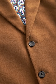 Toffee Brown Epsom Overcoat - Image 10 of 11