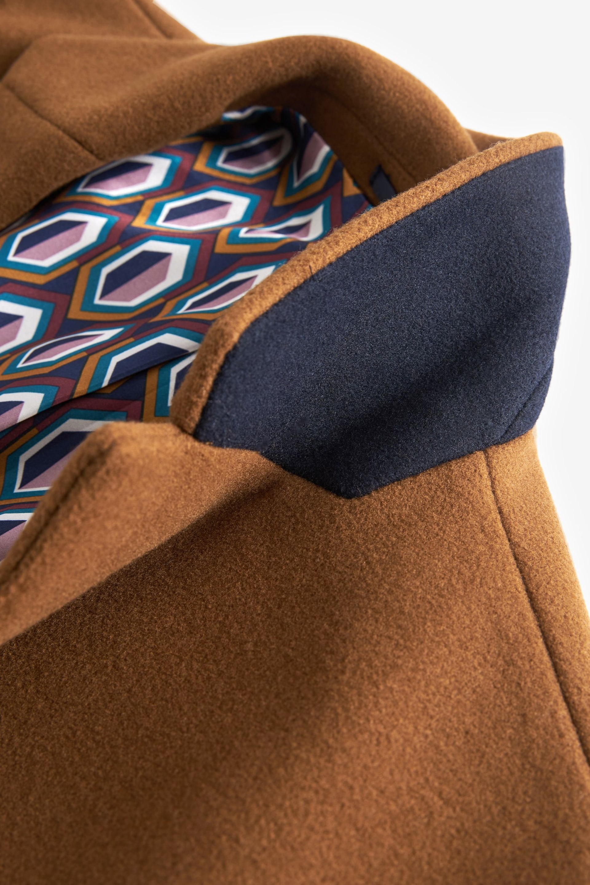 Toffee Brown Epsom Overcoat - Image 11 of 11