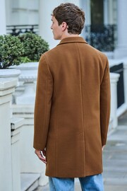 Toffee Brown Epsom Overcoat - Image 3 of 11