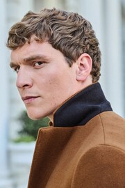 Toffee Brown Epsom Overcoat - Image 5 of 11