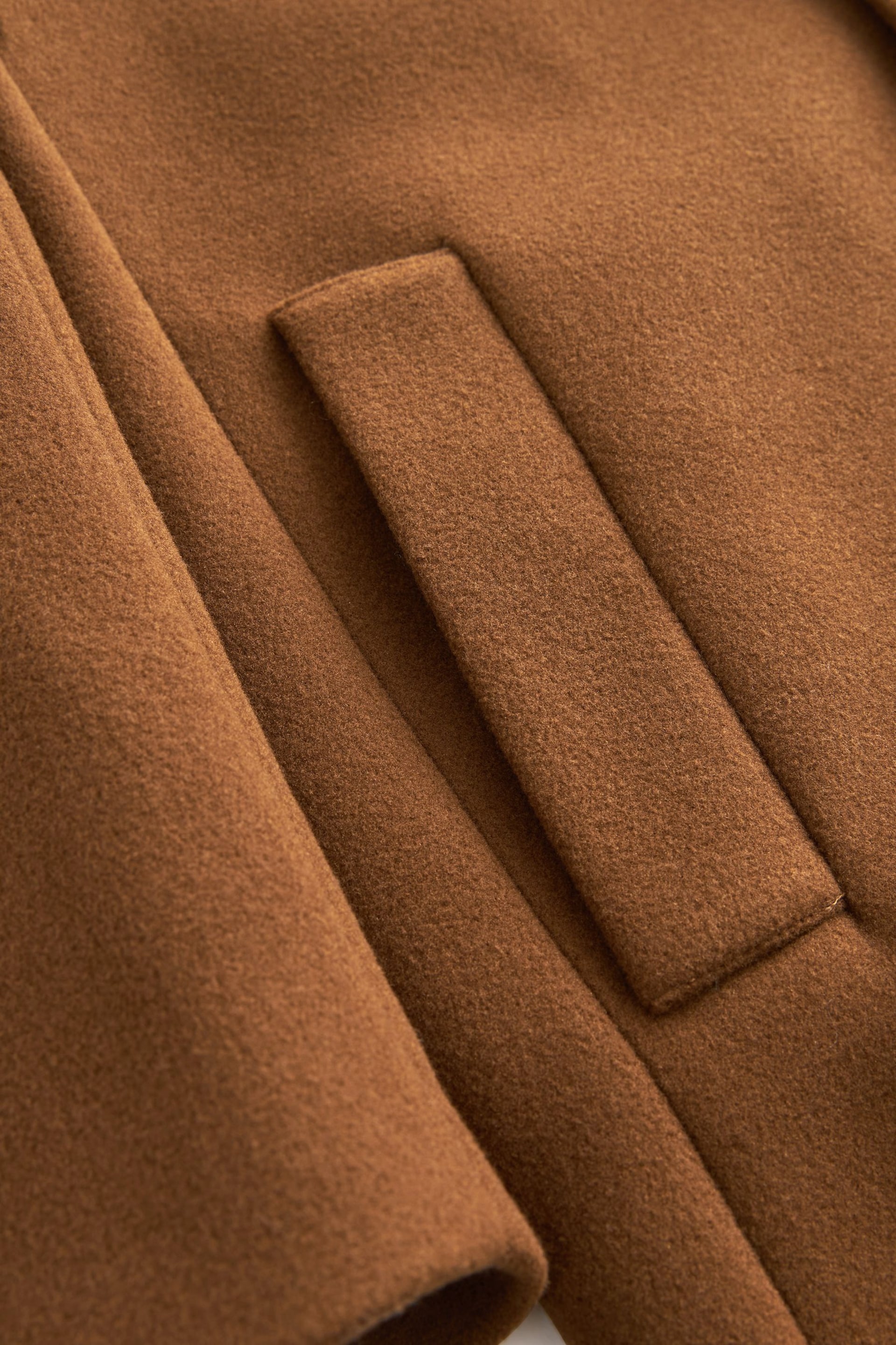 Toffee Brown Epsom Overcoat - Image 9 of 11