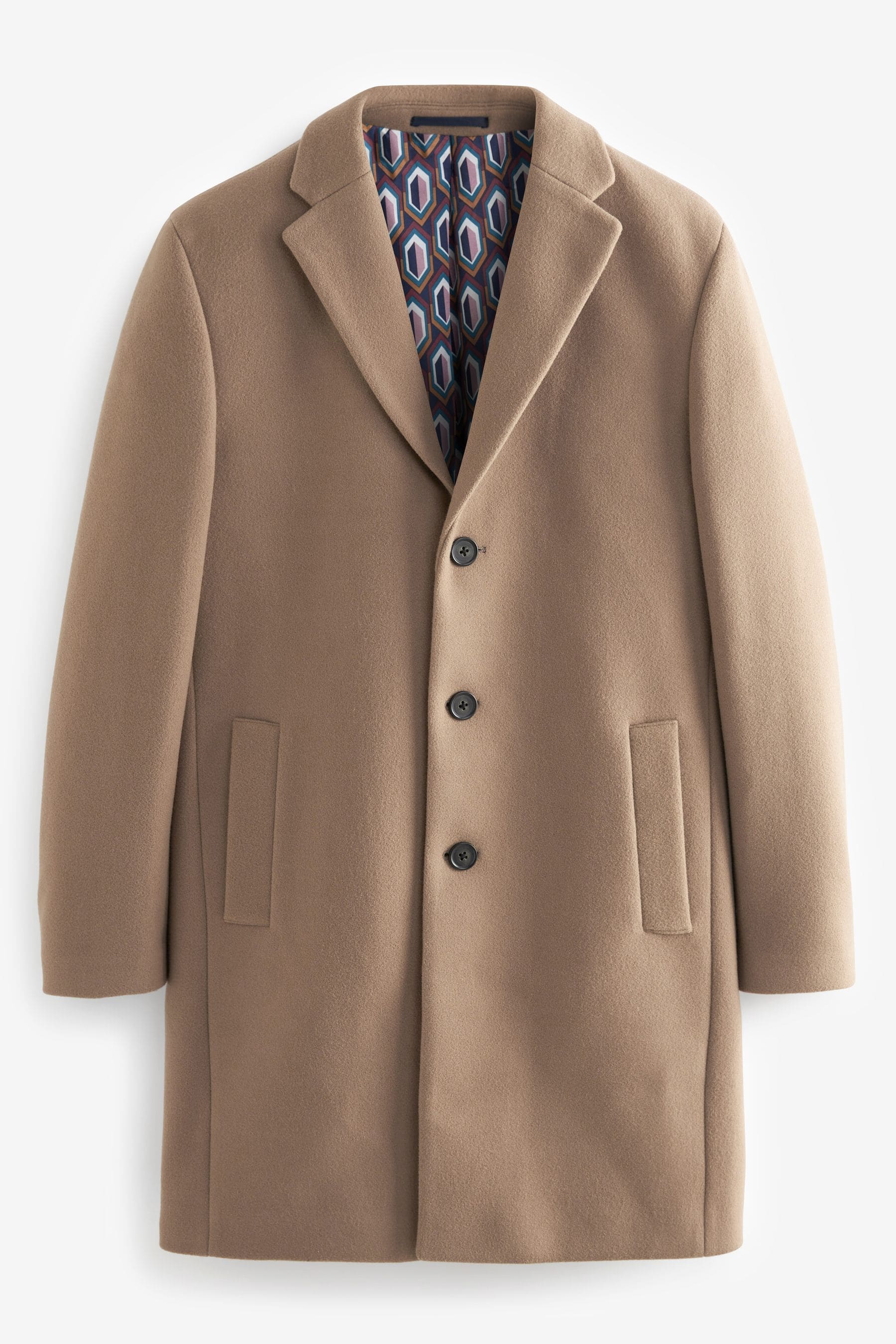 Buy Stone Brown Epsom Smart Overcoat from the Next UK online shop